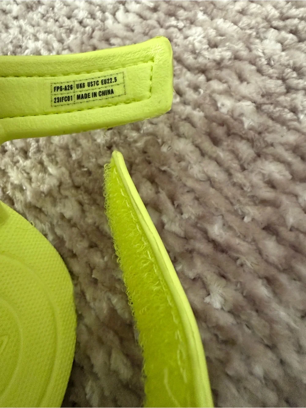Fit Flop Toddler Ergonomic Flip Flops Size 7